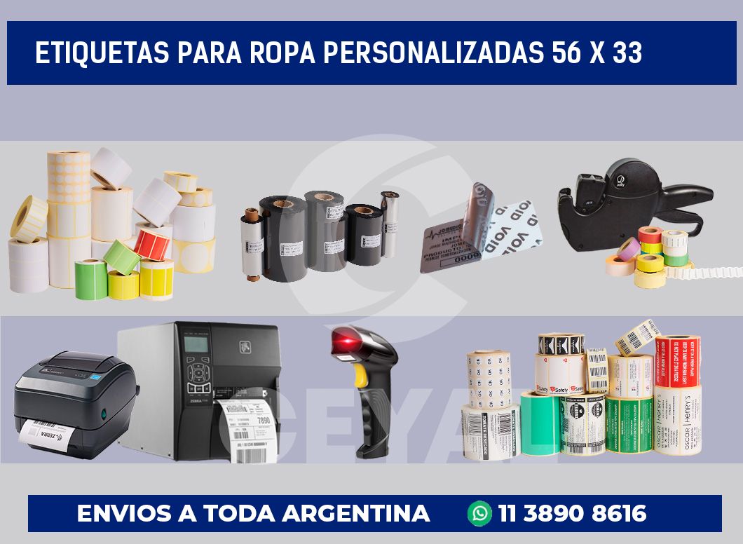 etiquetas para ropa personalizadas 56 x 33