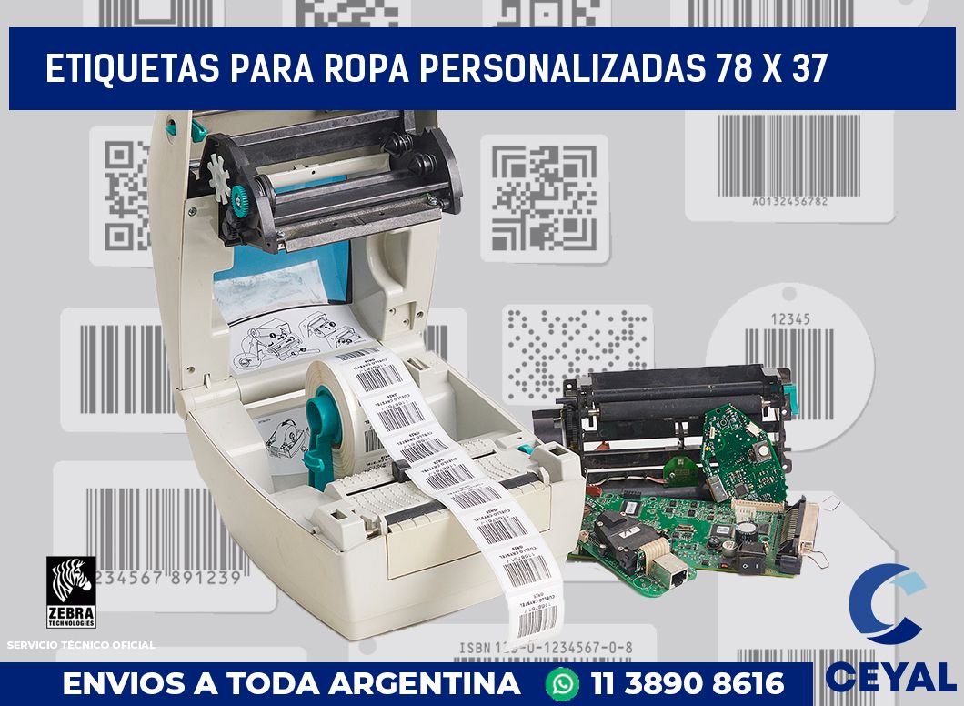 etiquetas para ropa personalizadas 78 x 37