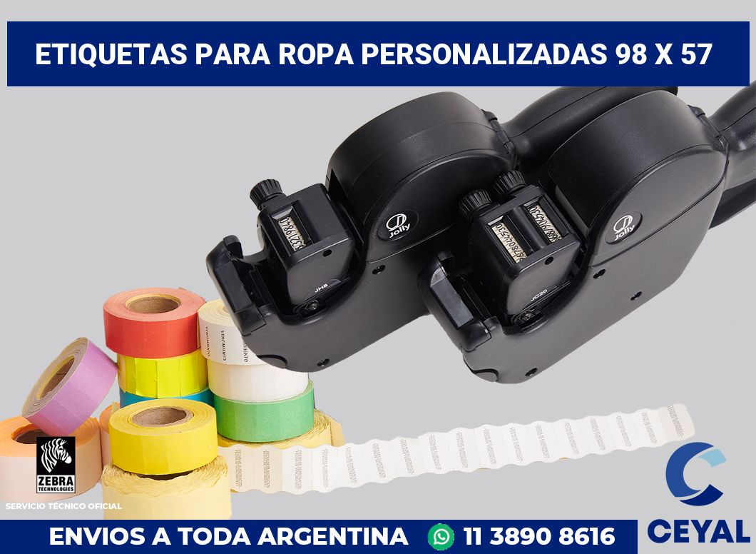 etiquetas para ropa personalizadas 98 x 57