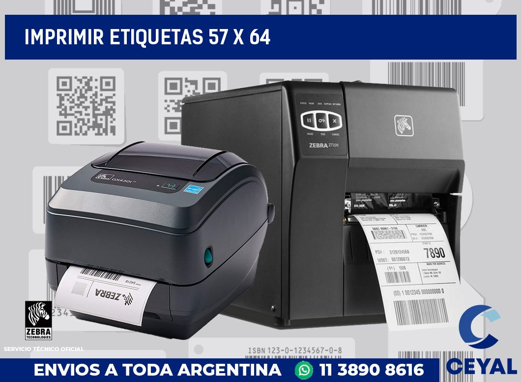 imprimir etiquetas 57 x 64