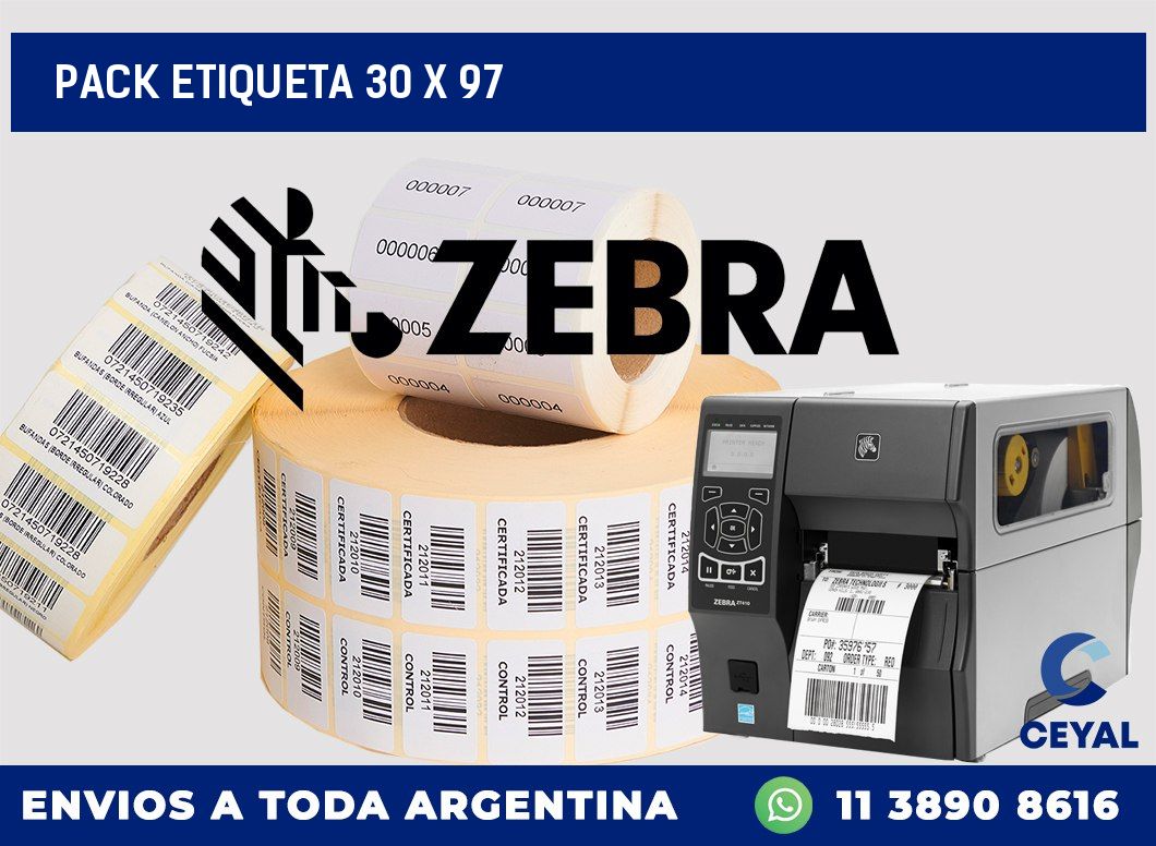 pack etiqueta 30 x 97