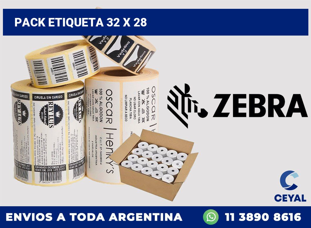 pack etiqueta 32 x 28