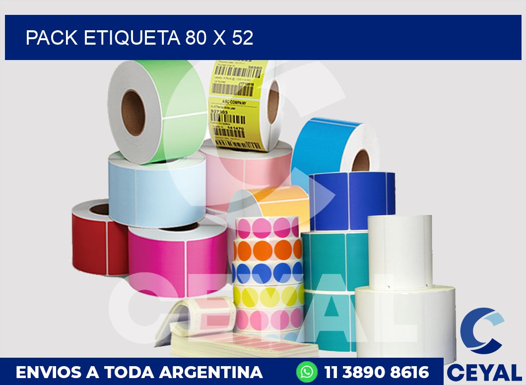 pack etiqueta 80 x 52