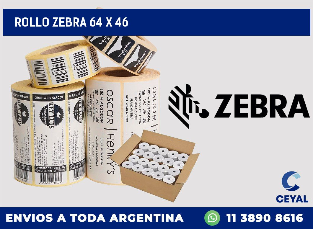 rollo zebra 64 x 46