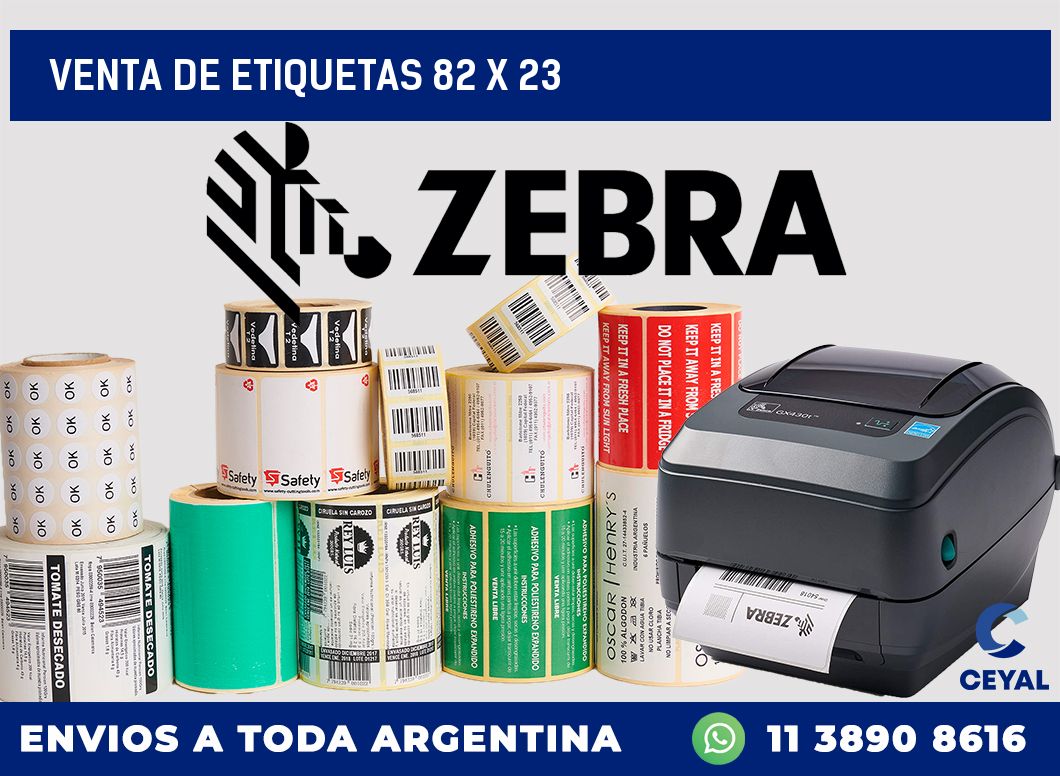 venta de etiquetas 82 x 23