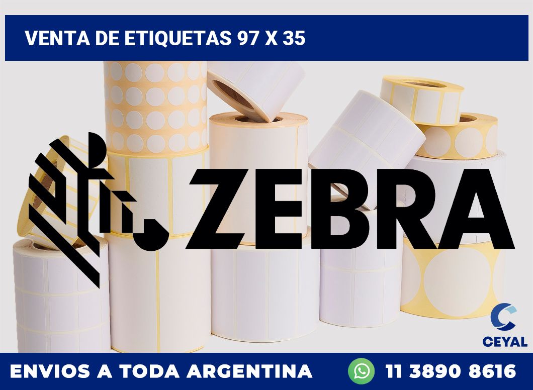 venta de etiquetas 97 x 35