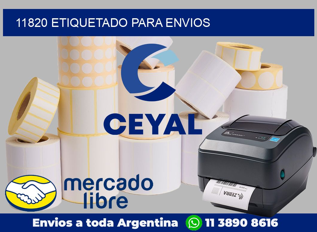 11820 etiquetado para envios