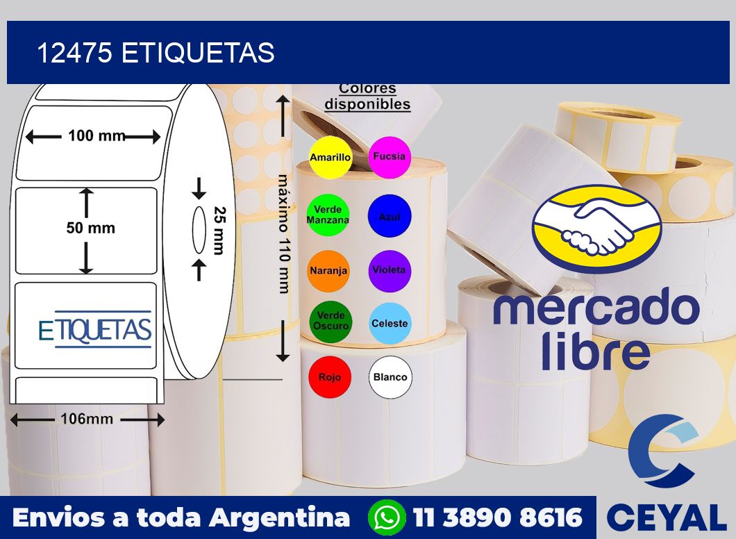 12475 etiquetas