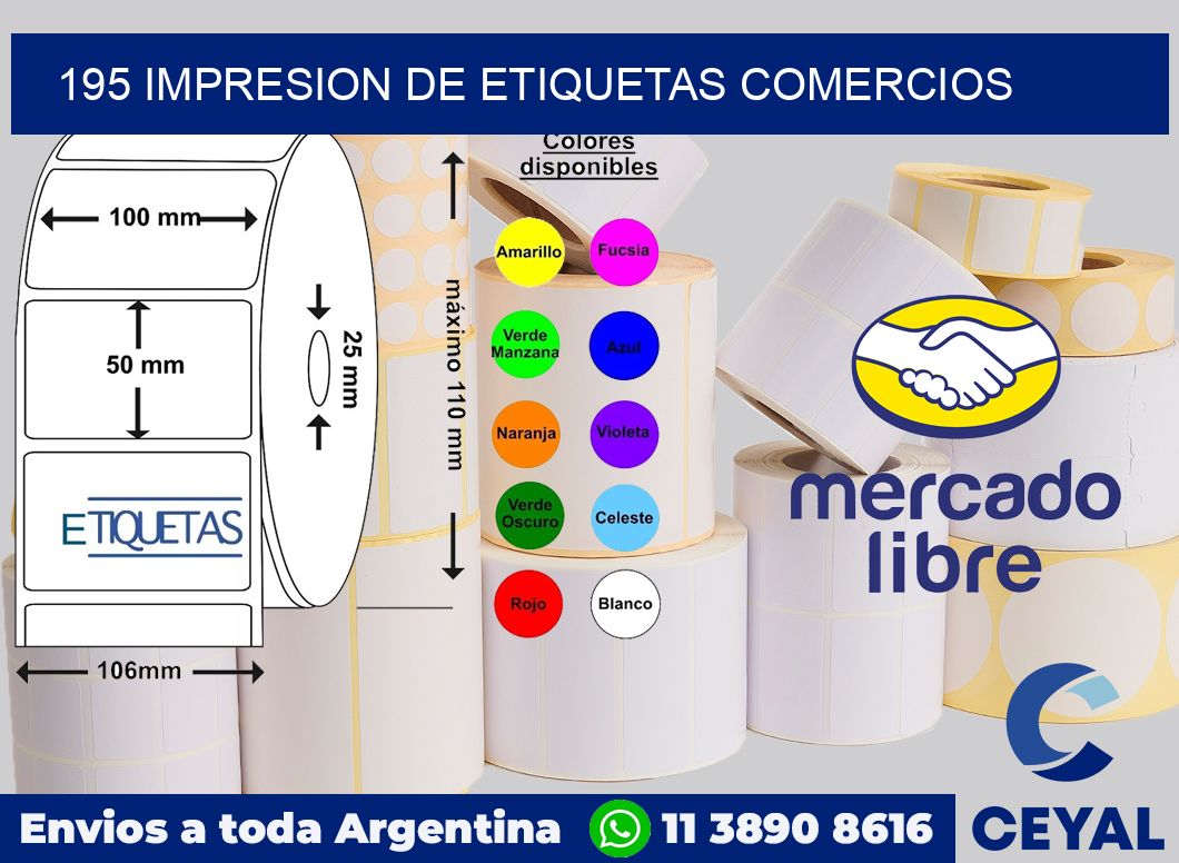 195 Impresion de etiquetas comercios
