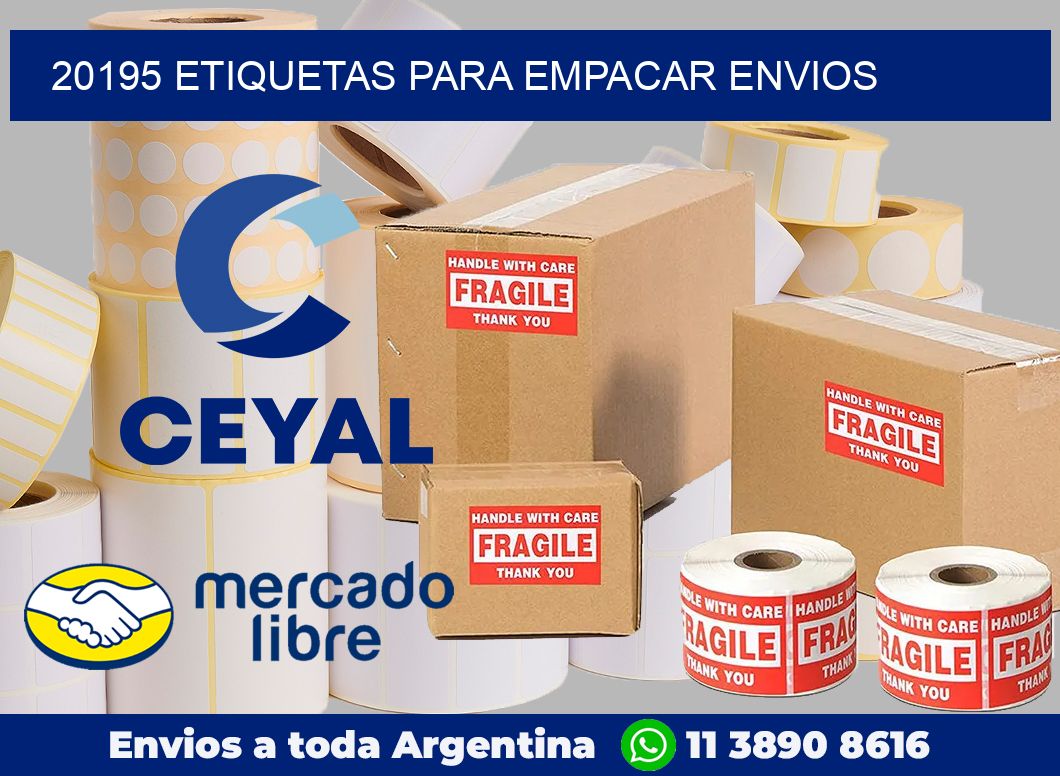 20195 Etiquetas para empacar envios