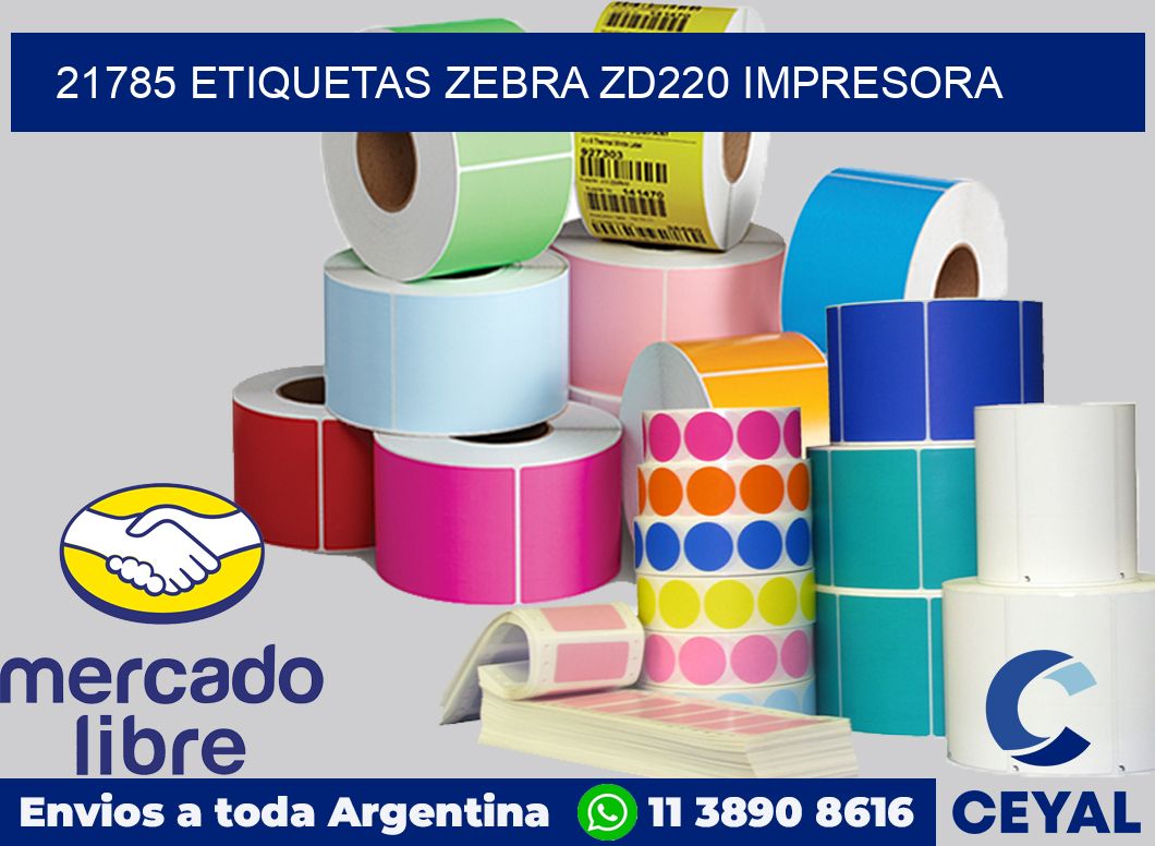 21785 etiquetas Zebra zd220 impresora