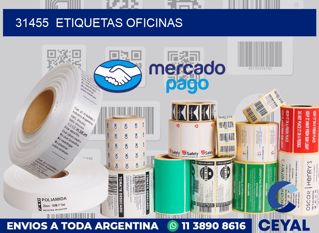 31455  Etiquetas oficinas