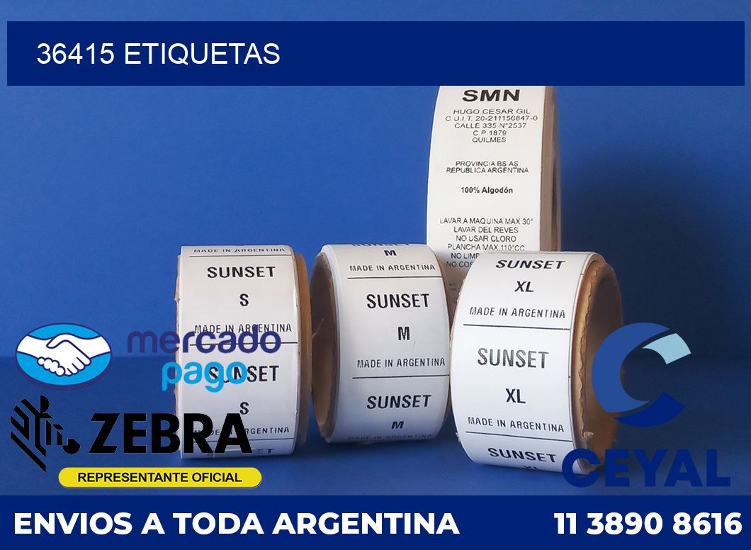 36415 etiquetas
