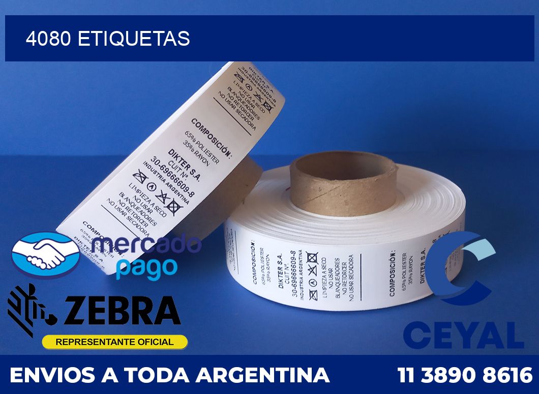 4080 etiquetas