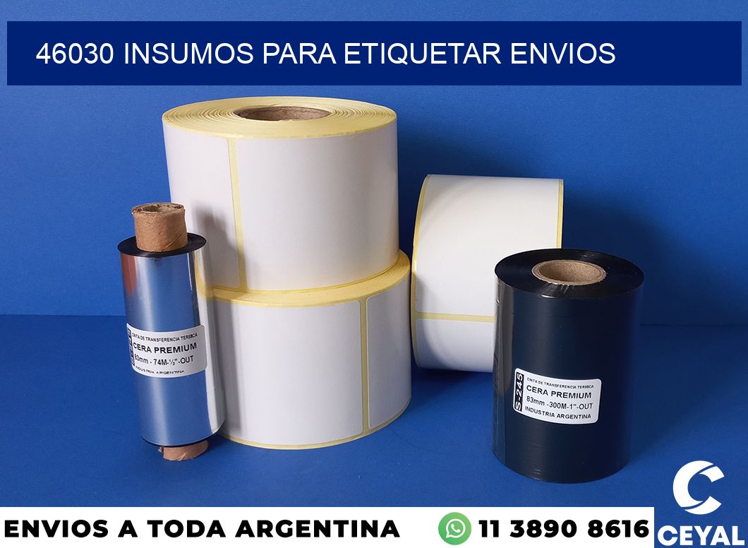 46030 insumos para etiquetar envios