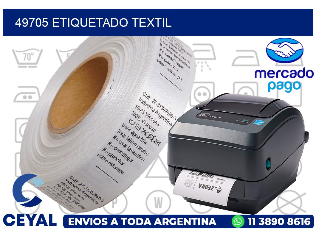 49705 Etiquetado textil