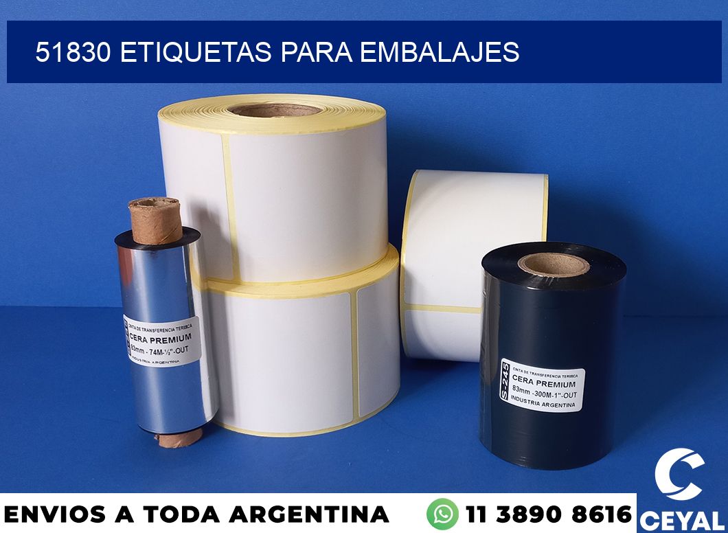 51830 etiquetas para embalajes