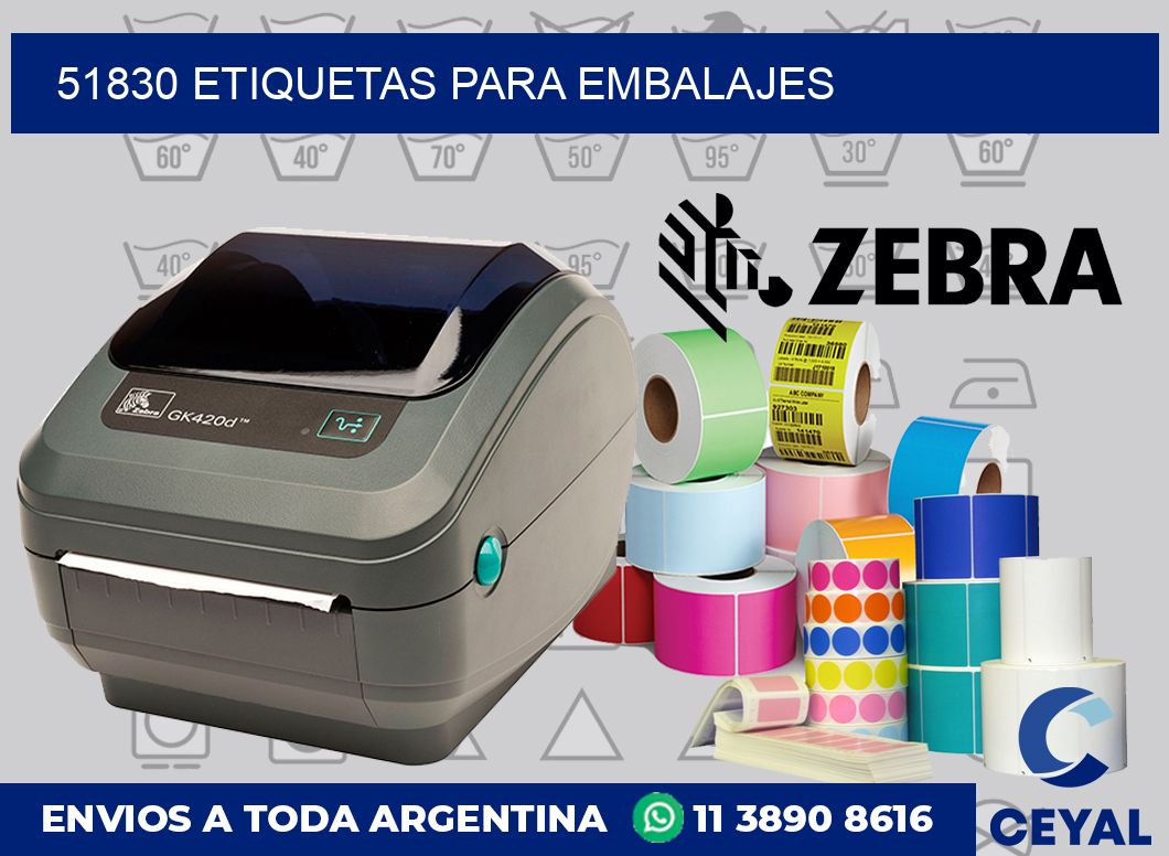 51830 etiquetas para embalajes