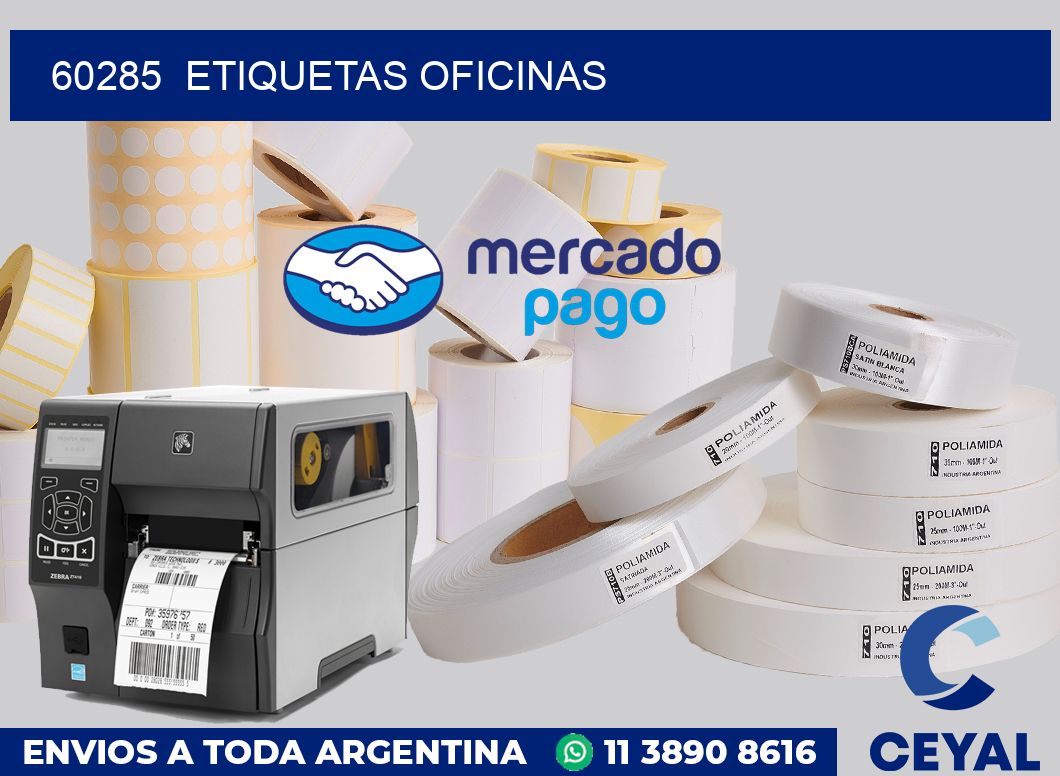 60285  Etiquetas oficinas