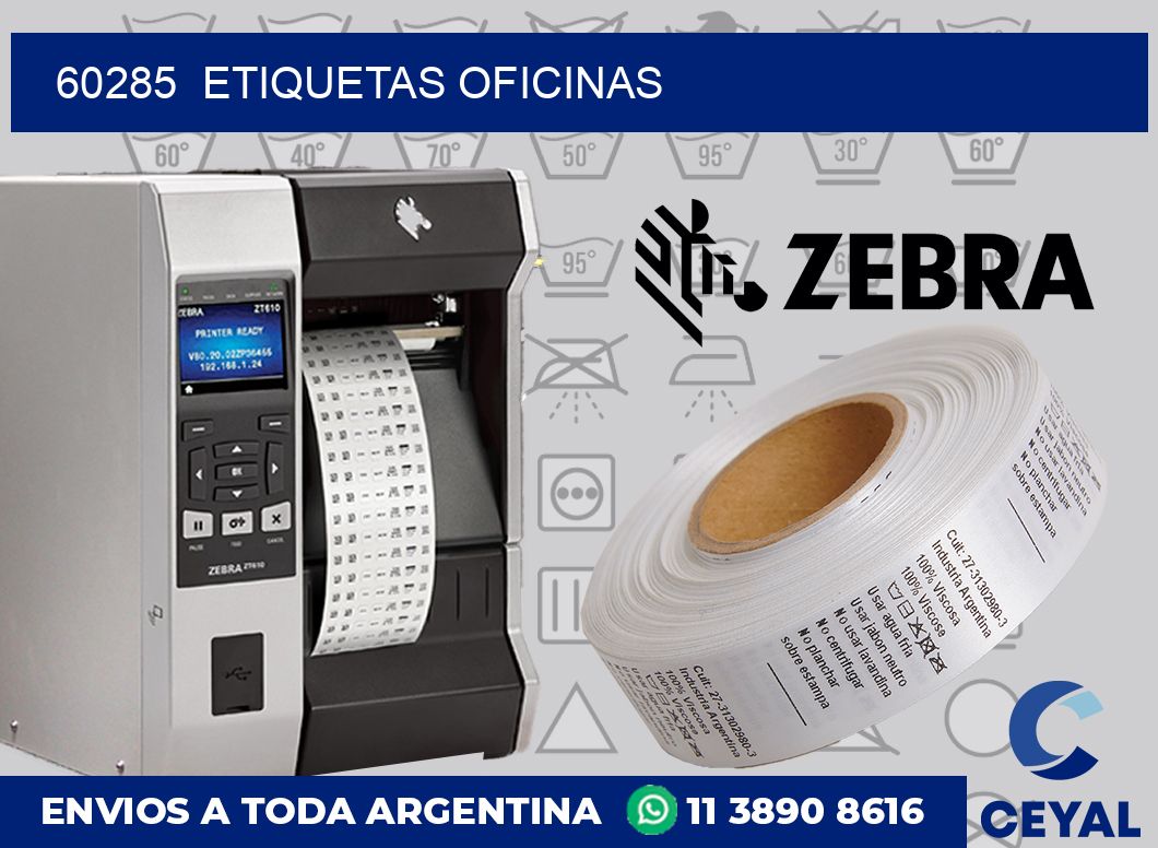60285  Etiquetas oficinas