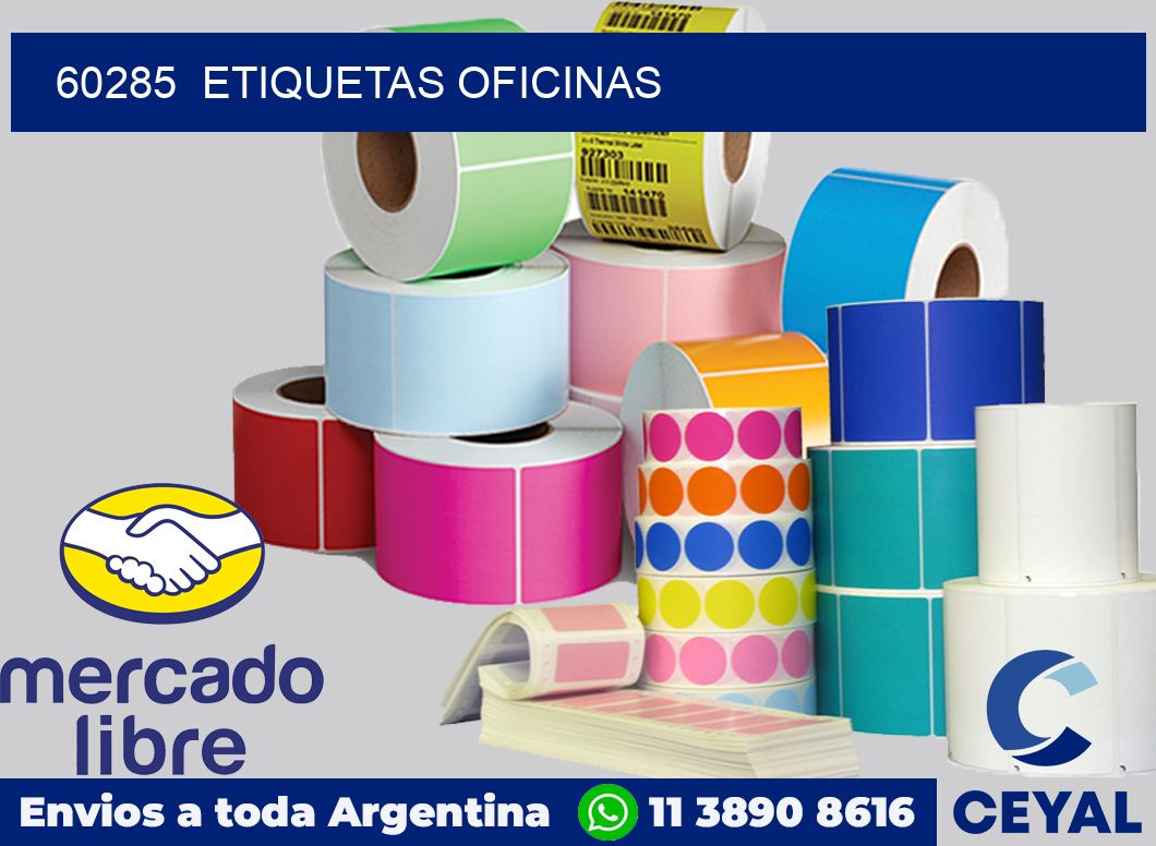60285  Etiquetas oficinas