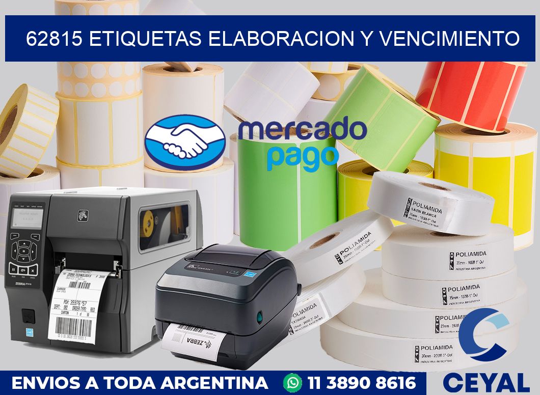62815 Etiquetas elaboracion y vencimiento