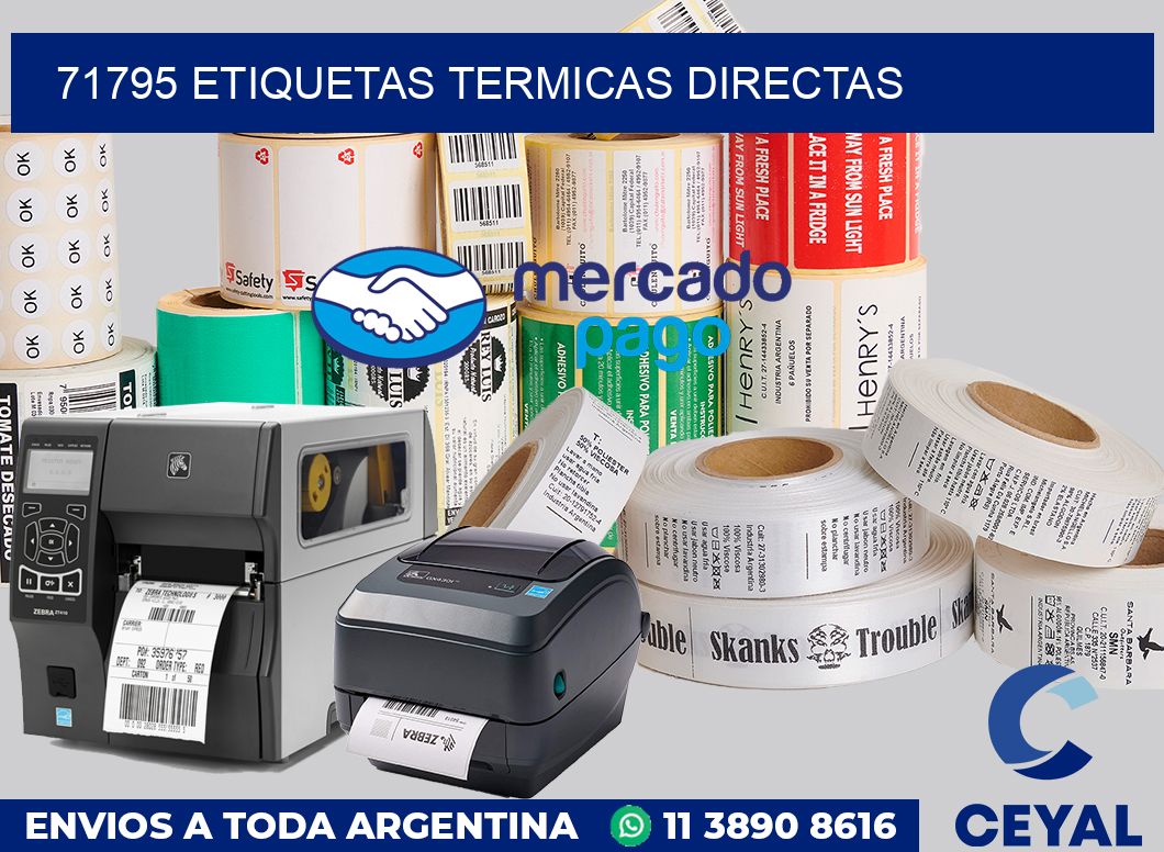 71795 Etiquetas termicas directas