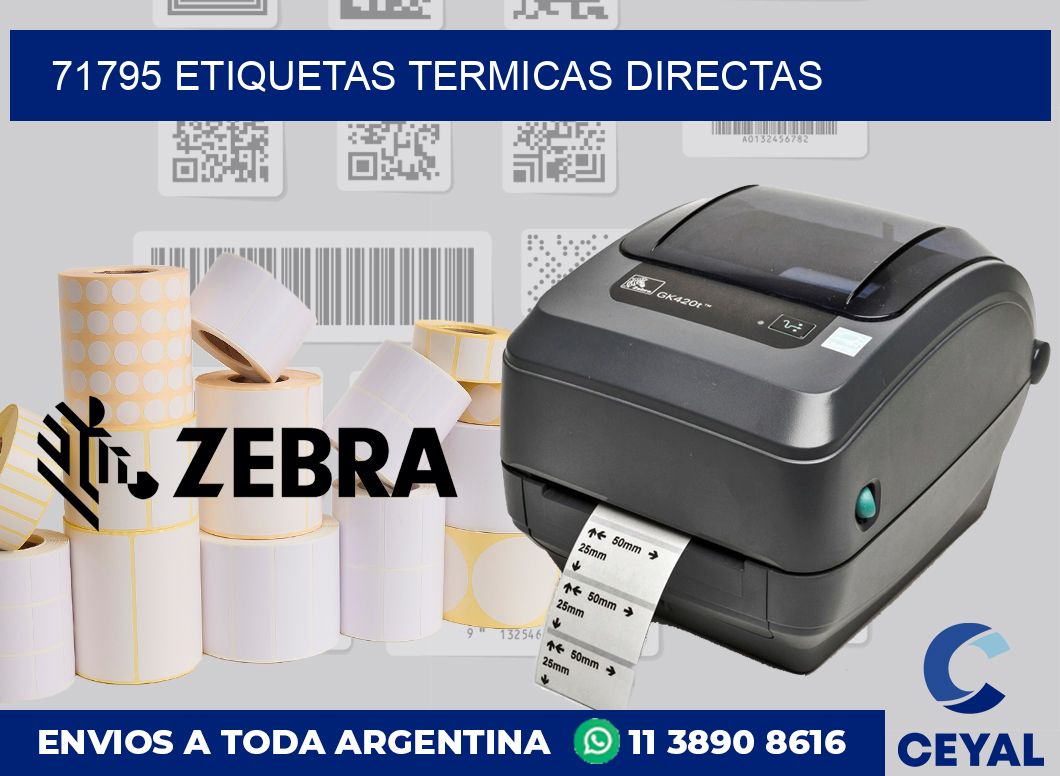 71795 Etiquetas termicas directas