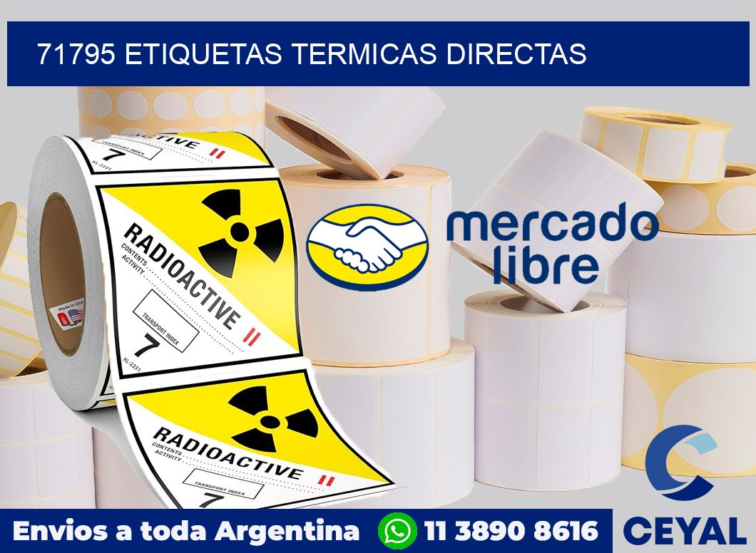 71795 Etiquetas termicas directas