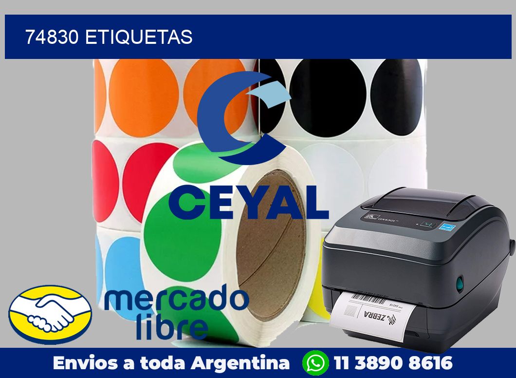 74830 etiquetas