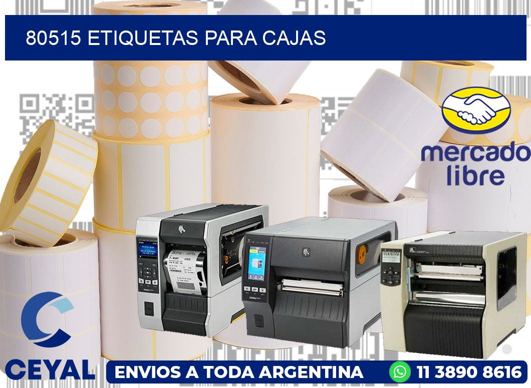 80515 etiquetas para cajas