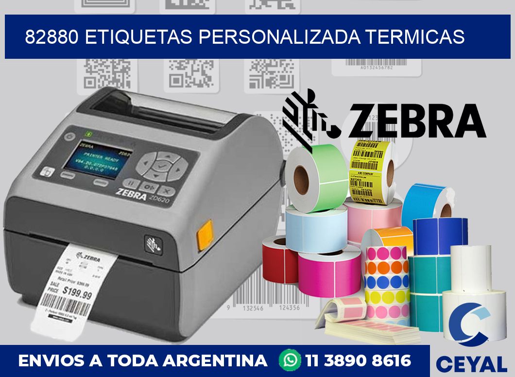82880 etiquetas personalizada termicas
