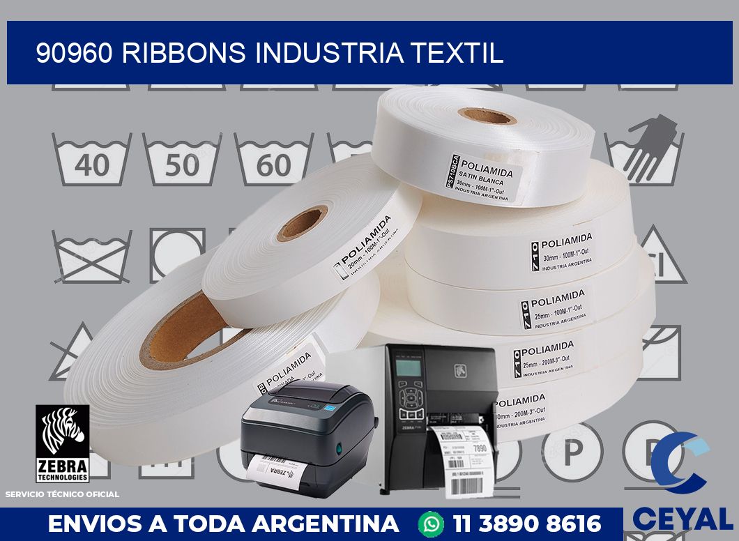 90960 ribbons industria textil