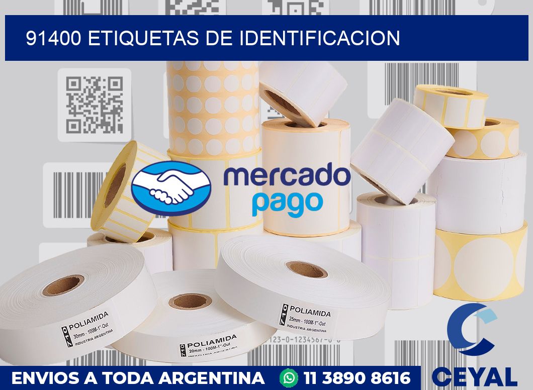 91400 Etiquetas de identificacion