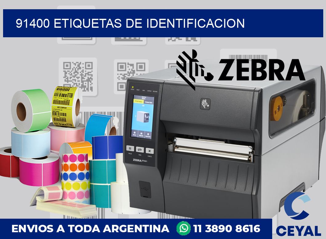 91400 Etiquetas de identificacion