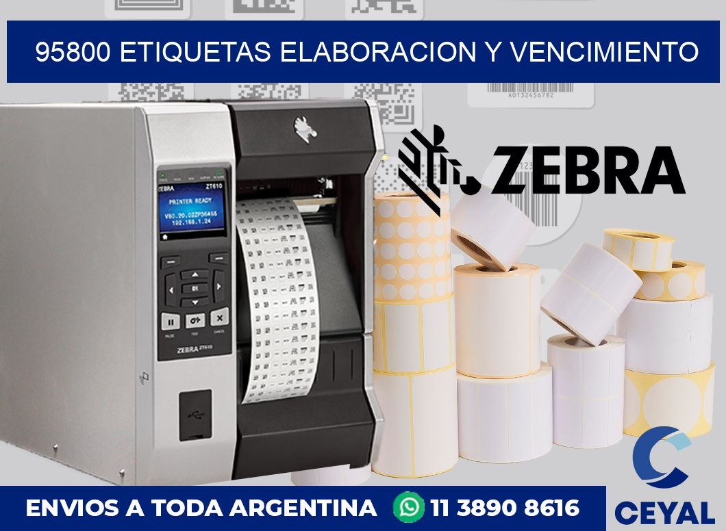 95800 Etiquetas elaboracion y vencimiento