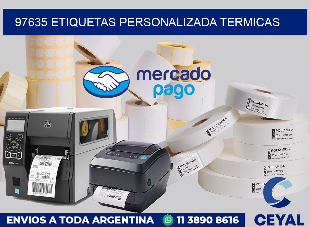 97635 etiquetas personalizada termicas