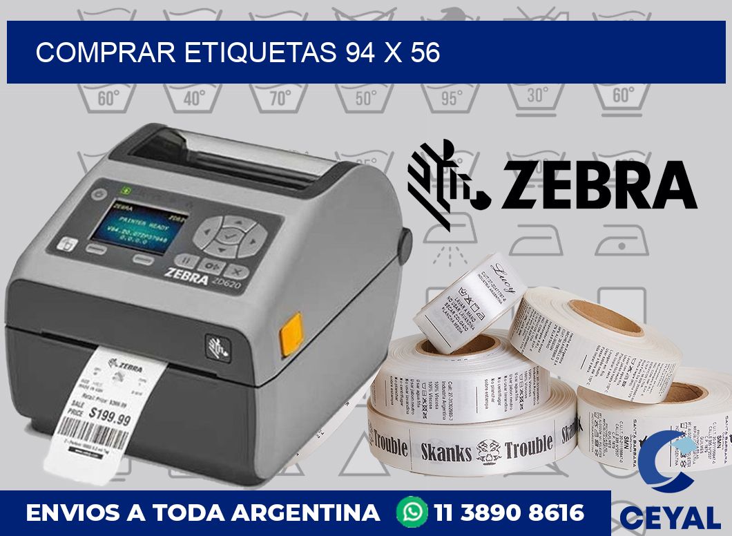 Comprar etiquetas 94 x 56