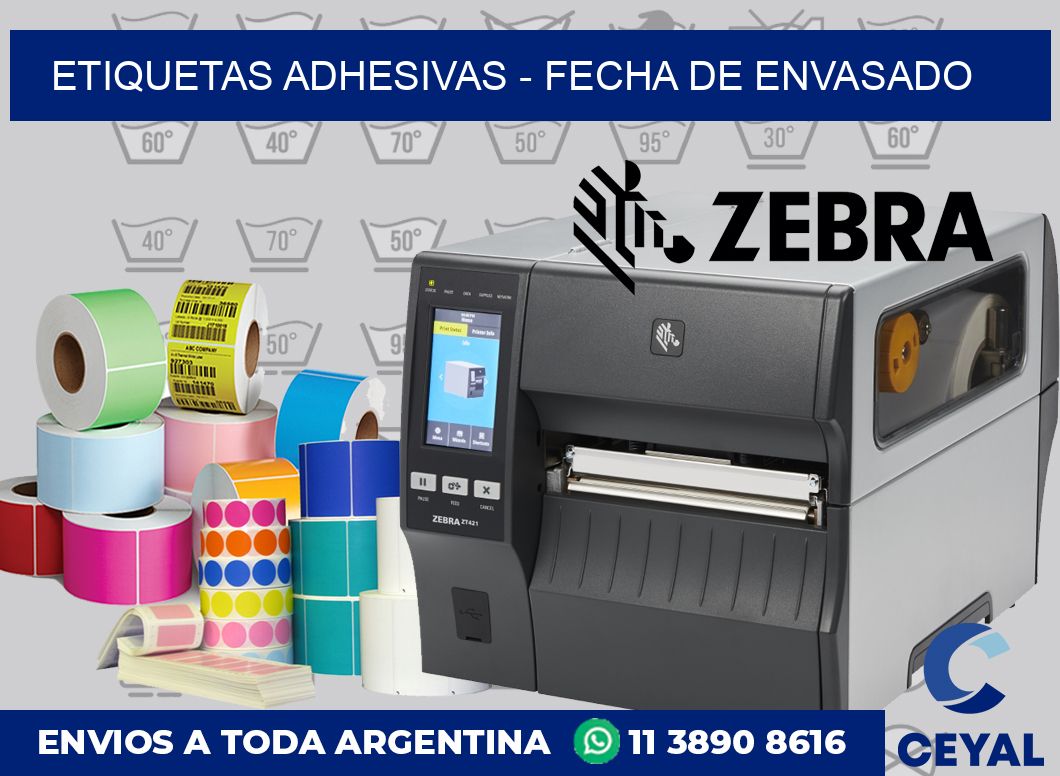 ETIQUETAS ADHESIVAS – FECHA DE ENVASADO