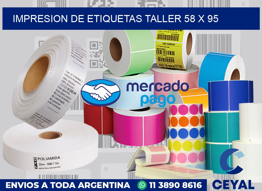 Impresion de etiquetas taller 58 x 95