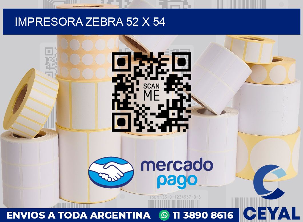 Impresora Zebra 52 x 54