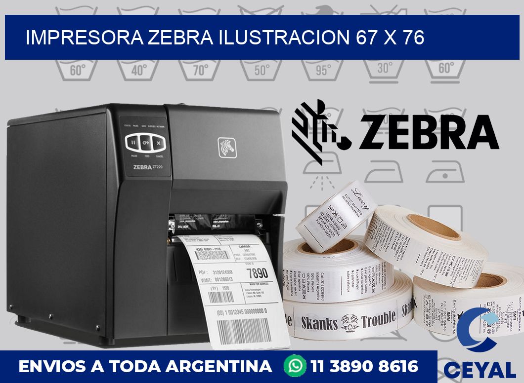 Impresora Zebra ilustracion 67 x 76