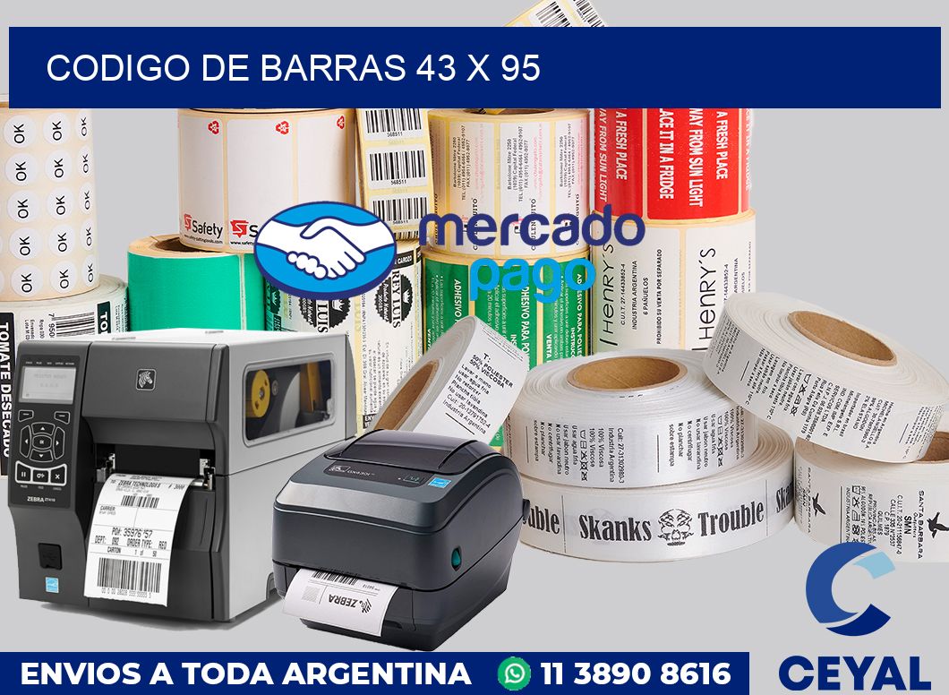 codigo de barras 43 x 95