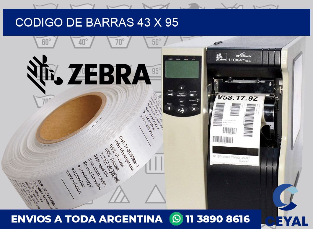 codigo de barras 43 x 95