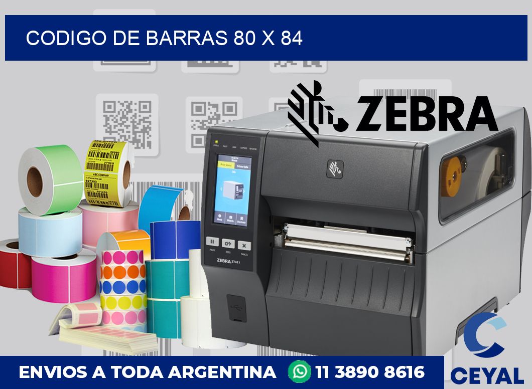 codigo de barras 80 x 84