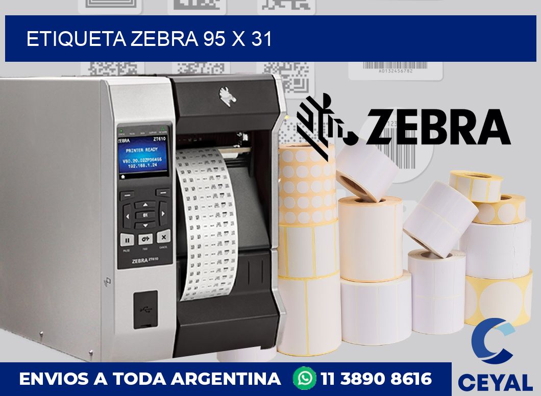 etiqueta zebra 95 x 31