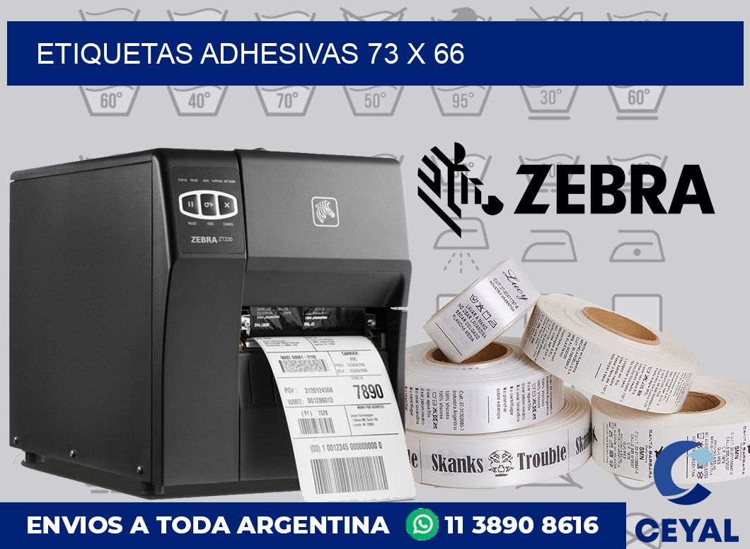 etiquetas adhesivas 73 x 66