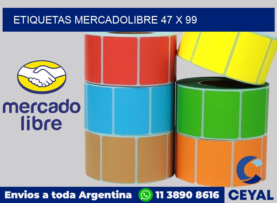 etiquetas mercadolibre 47 x 99