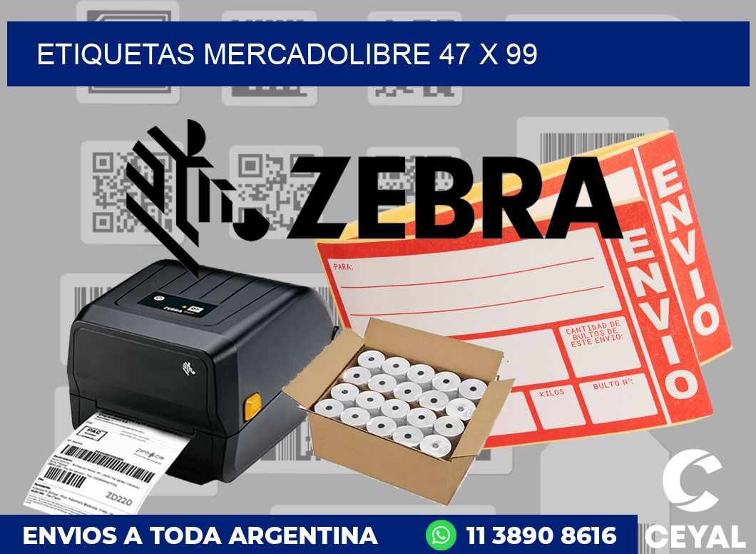 etiquetas mercadolibre 47 x 99