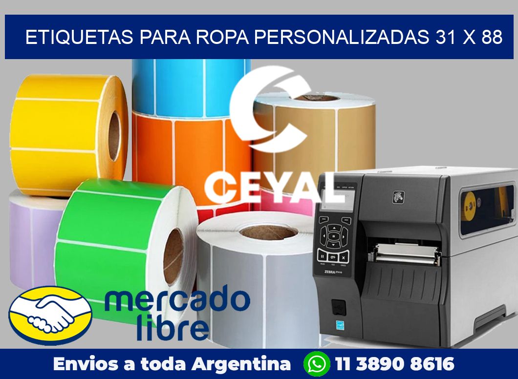 etiquetas para ropa personalizadas 31 x 88